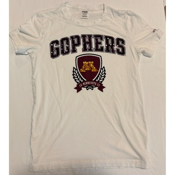 Victoria's Secret Tops - Victoria's Secret Pink University of Minnesota Gophers T-Shirt  Women's  Size XS